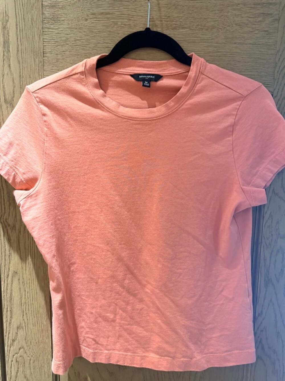 Banana Republic Clay Dusty Rose Crewneck Cotton Tee M